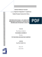 Metodologías para La Elaboración de Un Sismograma Sintético y Estimación de Las Propiedades Petrofísicas Del Pozo U