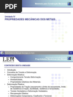 Sup04 Propriedades Mecânicas Dos Metais