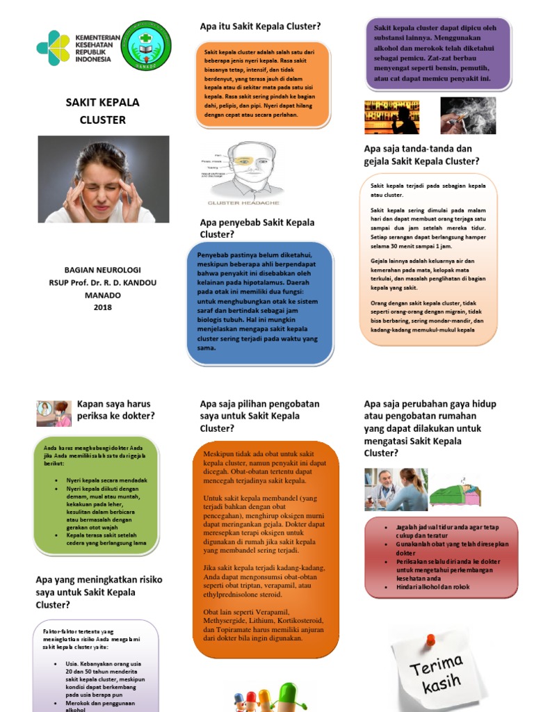 Leaflet Penyuluhan Sakit Kepala Cluster Pdf