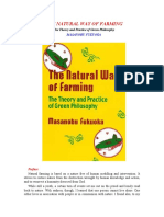 Natural Way of Farming Masanobu Fukuoka Green Philosophy