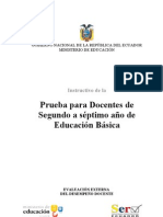 Prueba Docentes