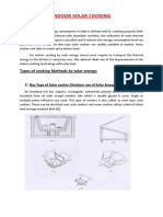 Indoor Solar Cooking