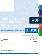 D14308/relaciones Publicas y Protocolo Guía