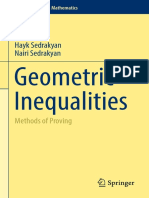 Geometric Inequalities: Hayk Sedrakyan Nairi Sedrakyan