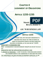 Chapter 4 Extinguishment of Obligations
