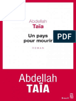 Abdellah Taia - Un Pays Pour Mourir