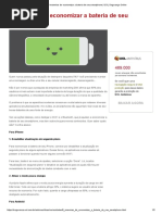 6 Maneiras de Economizar a Bateria de Seu Smartphone