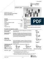 Pressure Relief and Anti-Cavitation Valves (Cartridge Type) For Mobile Applications