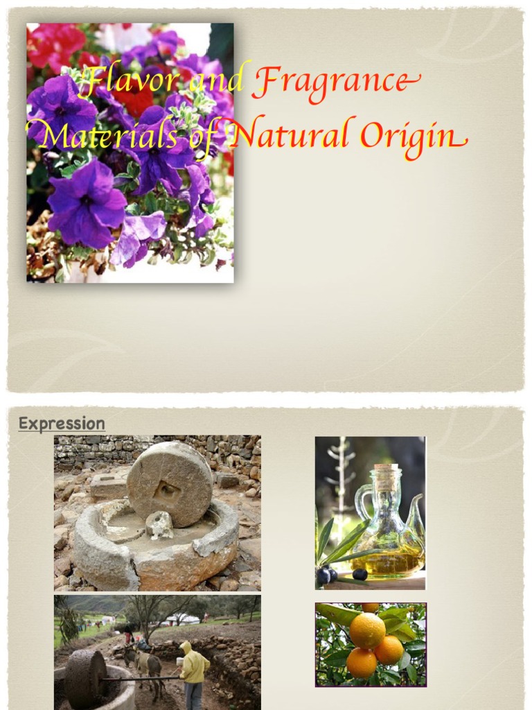 Flavor and Fragrance Materials of Natural Origin | PDF | Distillation ...