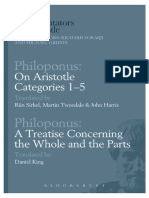 Philoponus-On Aristotle Categories 1–5, A Treatise Concerning the Whole and the Parts