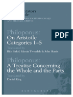 Philoponus-On Aristotle Categories 1-5, A Treatise Concerning The Whole and The Parts