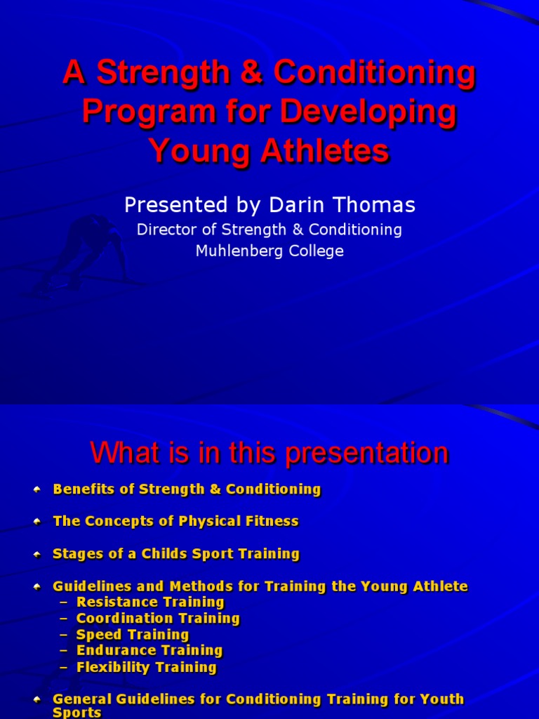 Youth Strength & Conditioning Guide | PDF | Strength Training ...