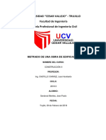 METRADOS Ingenieria Civil UCV