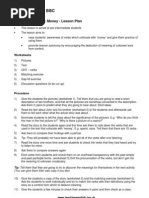 Download Money Vocabulary Lesson Plan by neerajkumar890 SN37198283 doc pdf