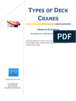 Types of Deck Cranes