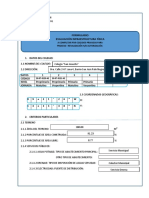 Formulario de Evaluacion Infraestructura Fisica