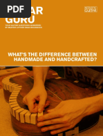 Guitar Guru: What'S The Difference Between Handmade and Handcrafted?