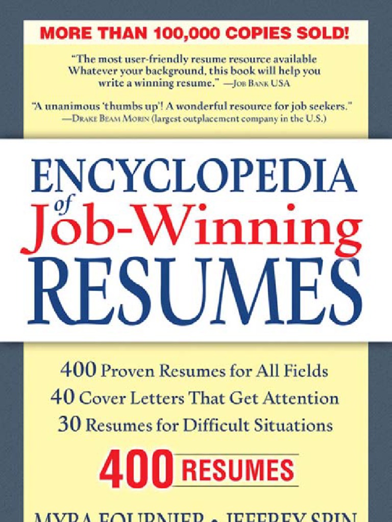 Encyclopedia of Job-Winning Resumes | PDF | Résumé | Human Resources