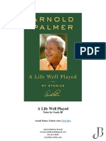 a life well played by arnold palmer notes by coach jb