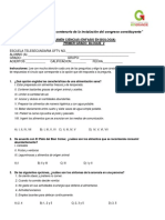 Examen Ciencias Bloque 2 Telesecundaria