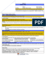 Lesson Plan: Step 1: Curriculum Connections