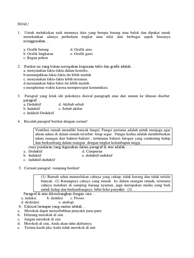 Kumpulan Soal Kelas Xi