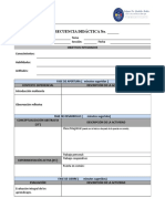 Formato Planificacion de Secuencia Didactica Aplicando El Ppi