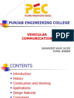 Punjab Engineering College: Vehicular Communication