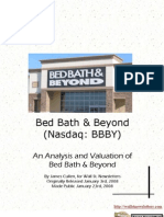 Bed Bath Beyond (BBBY) Stock Report