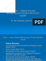 UNSUR – UNSUR DALAM MEMBANGUN PROSES BERPIKIR ILMIAH.ppt