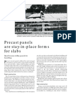 Concrete Construction Article PDF - Precast Panels Are Stay-In Place Forms For Slabs