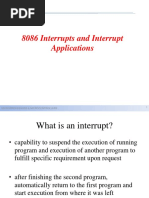 8 8086 Interrupts