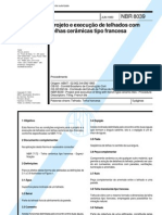 NBR 8039 NB 792 - Projeto e Execucao de Telhados Com Telhas Ceramicas Tipo Francesa