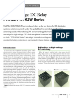 Igh-Voltage DC Relay: FTR-J2/FTR-K2W Series