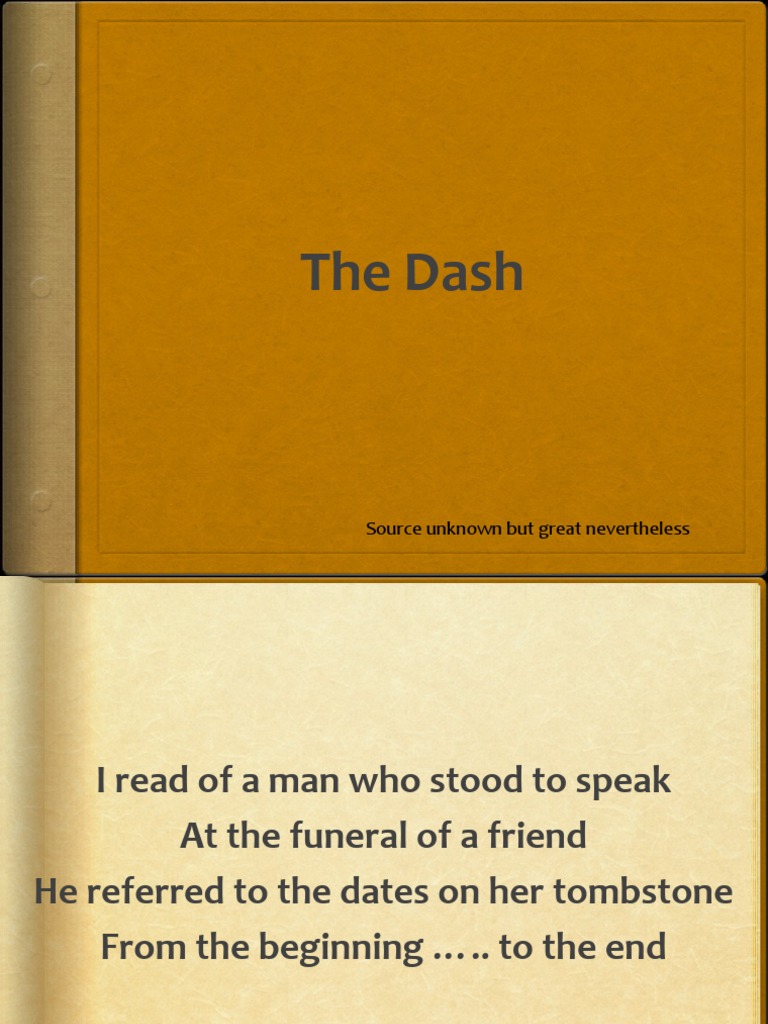 The Dash: Source Unknown But Great Nevertheless | PDF | Foreign ...