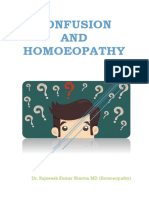 Confusion and Homoeopathy