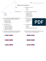 Magnets and Magnetism (Grade 3) - Free Printable Tests and Worksheets - HelpTeaching