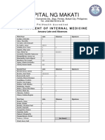 Attendance Sheet