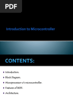 3.0 Introduction to Microcontroller