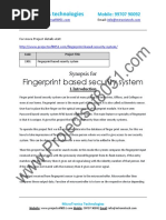 1901 Fingerprint Based Security System