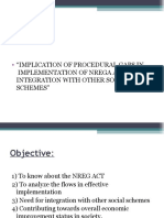 Implication of Procedural Gaps in Implementation of Nrega and Its Integration With Other Social Schemes