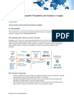 IDC Innovators - Geospatial Traceability and Analytics in Supply Chain, 2018