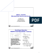 Lecture13 Small Signal Model MOSFET