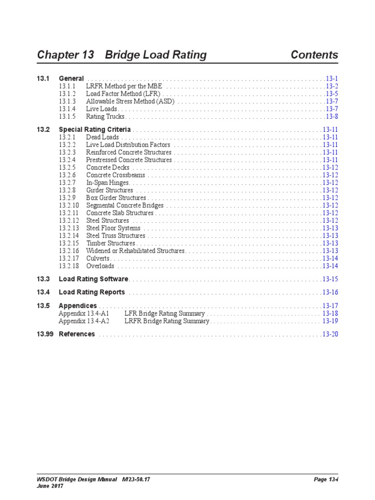 Bridge Load Rating PDF Structural Load Prestressed Concrete