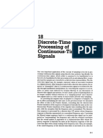 18 Discrete-Time Processing of Signals