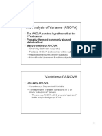 The Analysis of Variance (ANOVA)