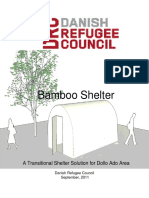 Bamboo Shelter Solution for Refugees