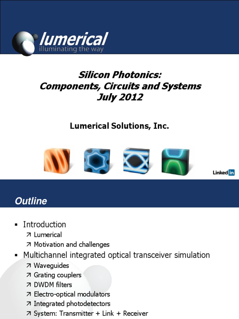Silicon Photonics Design Solutions | PDF | Photonics | Electronic ...