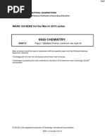 March 2015 (v2) MS - Paper 1 CIE Chemistry IGCSE