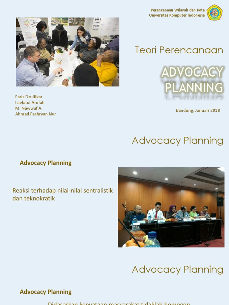 Advocacy Planning | PDF
